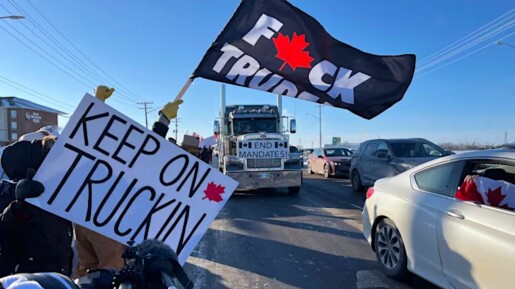 Truck convoy Elect Conservatives